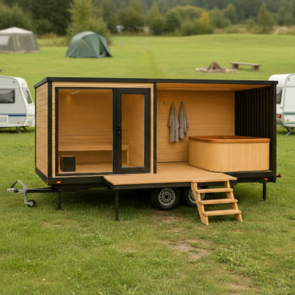 MS625 zestaw z jacuzzi 5os i przyczepą